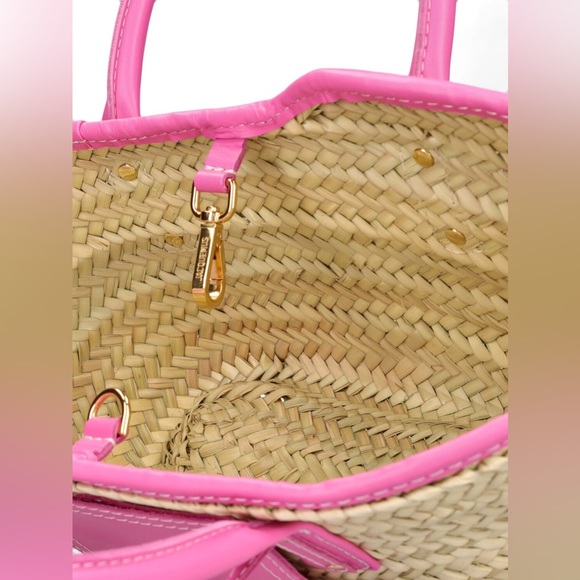 Jacquemus Le Petit Panier Soli Basket Bag (Pink) - Picture 9 of 17